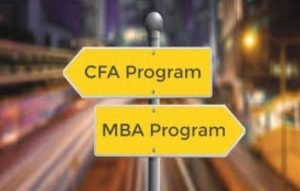 does cfa help in mba admission